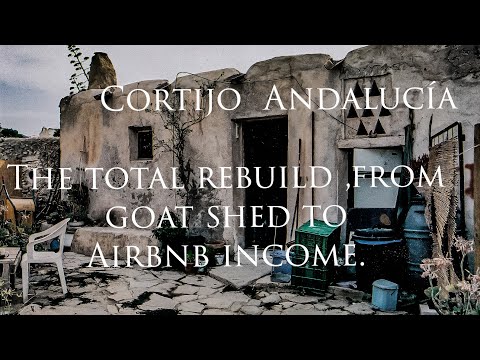 Cortijo en Andalucía:Goat coral to Airbnb  rental income.