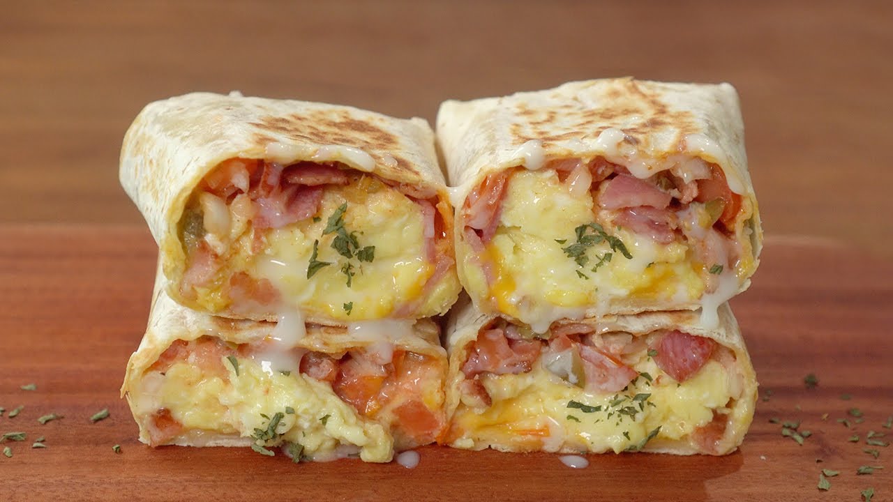 [SUB] Best Egg Burrito Recipe :: Breakfast Recipe