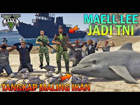 PREMAN TERKUAT JADI TNI !! JAGA LAUT NATUNA - GTA 5 YOUTUBER KOCAK PARODY