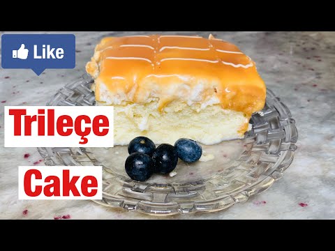 How to make Trileçe/Tres Leches cake,, Milk caramel cake 🍰