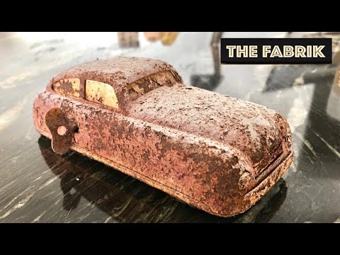 Rare SuperSpiro antique rusty toy 1950. Full restoration