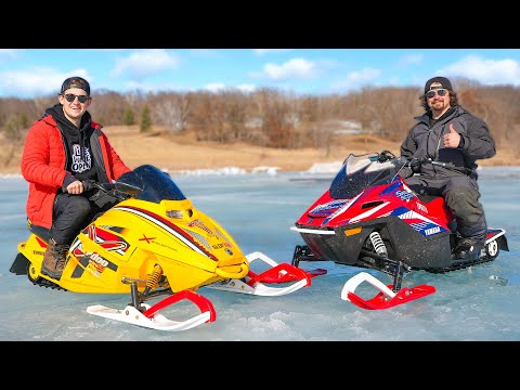 Mini Snowmobile Testing