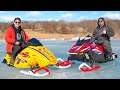Mini Snowmobile Testing