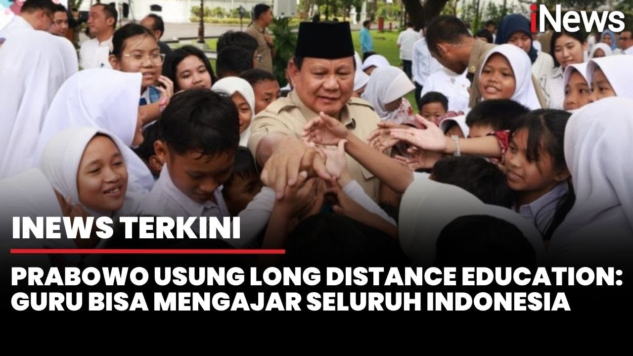 Prabowo Usung Long Distance Education, Atasi Kekurangan Guru Daerah Terpencil| iNews Terkini (11/9)