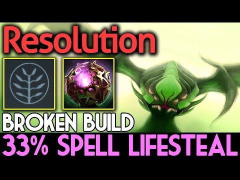 Resolution Dota 2 7.07 [Viper] 33% Spell Lifesteal | Broken Build