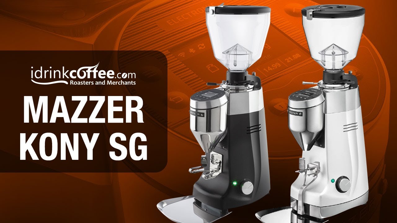 Mazzer Kony SG (Grind By Weight) Grinder - Black video