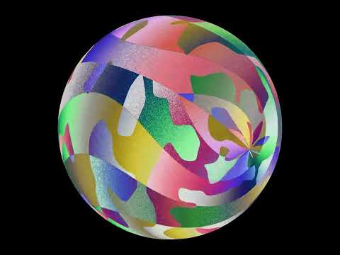 美術学科 Radial gradation ball