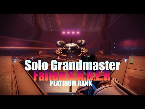 Solo Flawless Grandmaster Nightfall: Fallen S.A.B.E.R - Destiny 2