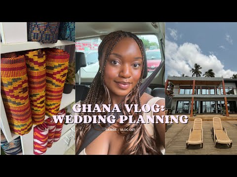 Accra Ghana Wedding Planning Vlog | Makeup Trials, Venue Tours, Cake Tastings + Beach Getaway
