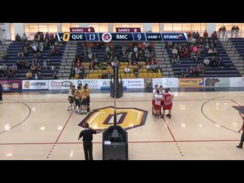 Men's Volleyball Game in 60 - Queen's vs RMC | January 15, 2017