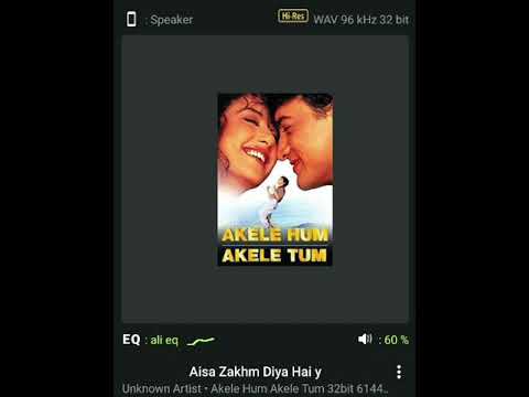 Aisa Zakham Diya Hai: Aamir Khan Shankar & Udit: Akele Hum Akele Tum: 32bit Wav 90s Hindi Vinyl Rip