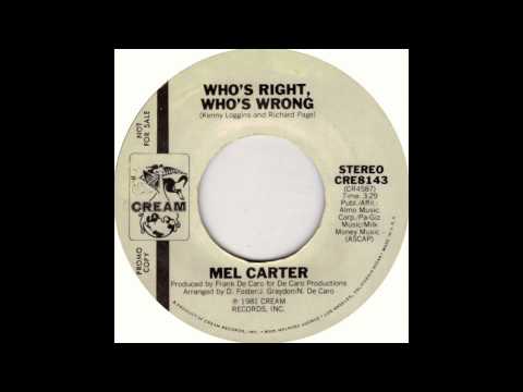 Mel Carter - Who's Right, Who's Wrong (1981)