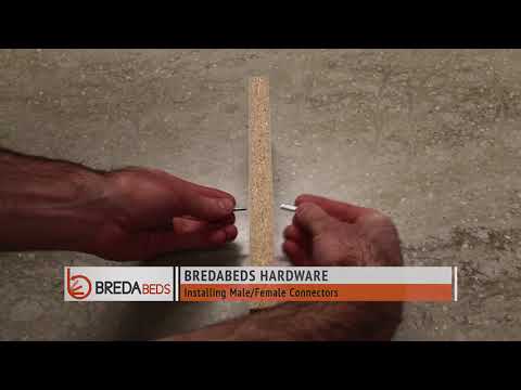 BredaBeds: Installing Male/Female Connectors