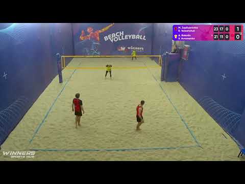 23:20 M. Zapliusvichka / R. Voloshchuk -A. Bakotin /V.Avramenko06.10.2022 | Winners Beach Volleyball