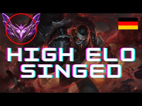 Singed Guide german🥇 Midlane Master Elo Gameplay Analyse Tipps Runen 2022 Ranked Toplane Unterschied