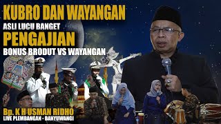 Download lagu PENGAJIAN LUCU NGOCOK PERUT SAMBIL KUBRO/WAYANGAN KH.USMAN RIDHO Live Plembangan - Banyuwangi PART 1 mp3