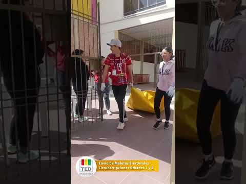 Boletin informativo - Traslado de maletas electorales en el área urbana