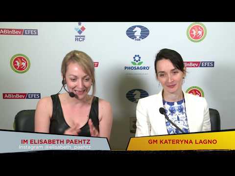 2019 Women's Candidates. Round 4. Kateryna Lagno analyses her victory vs Mariya Muzychuk.
