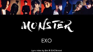 EXO - Monster (Chinese ver.) [Chinese/Pinyin/English Lyrics]