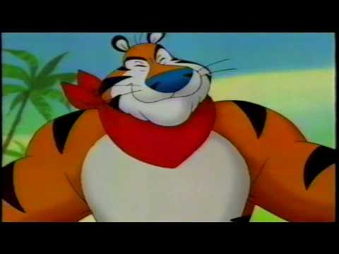Kellogg's Tony The Tiger Frosted Flakes Breakfast Cereal Hammock Supercharged TV Commercial
