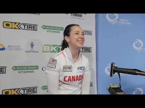 Media Scrum - Draw 15 - 2022 BKT Tires & OK Tire World Women’s Curling Championship