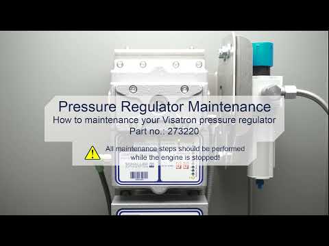 Visatron Pressure Regulator Maintenance | New type - Part no.: 273220