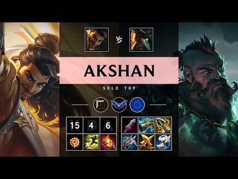 Akshan Top vs Gangplank - EUW Diamond Patch 25.08