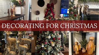CHRISTMAS DECORATE WITH ME & HOME TOUR 2024!