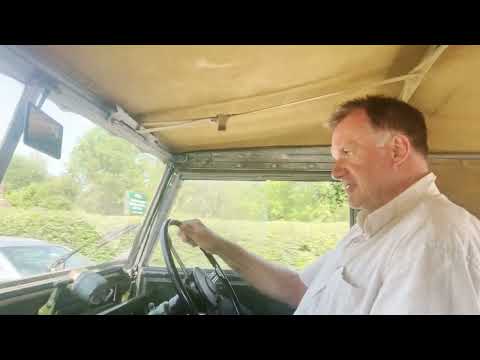 1955 land rover series 1 86in for sale starting, idling, driving