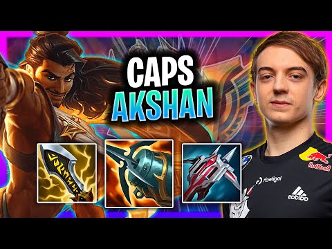 CAPS BRINGS BACK AKSHAN! | G2 Caps Plays Akshan Mid vs Corki!  Season 2024
