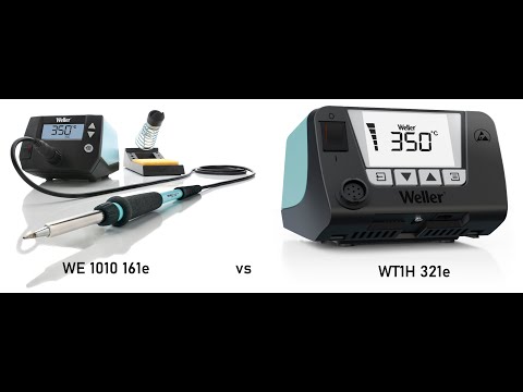 Weller WE1010 vs Weller WT1H solder station short review
