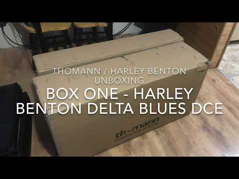 Unboxing Harley Benton Delta Blues DCE Acoustic Guitar