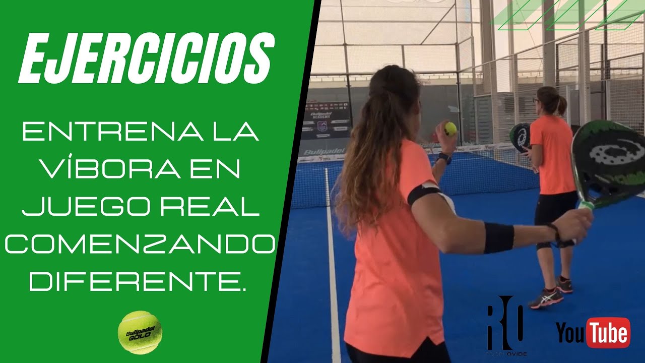 Vibora and bandeja: timing and court positioning