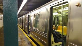 preview picture of video 'IND Concourse Line: R68 D Train & R68A B Train at 182nd-183rd St (PM Rush Hours)'