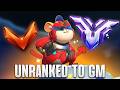 Educational Unranked to GM WRECKING BALL [100% Winrate]
