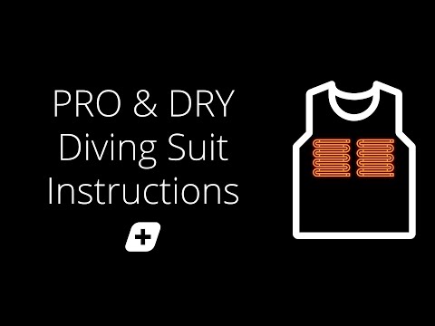 Venture Heat: PRO & DRY V3 | Waterproof Heated Diving Vest Instructions Video