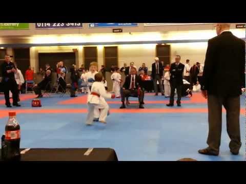 Luca Veras- Final fight at the EKF Kyu Grades Championships 2013