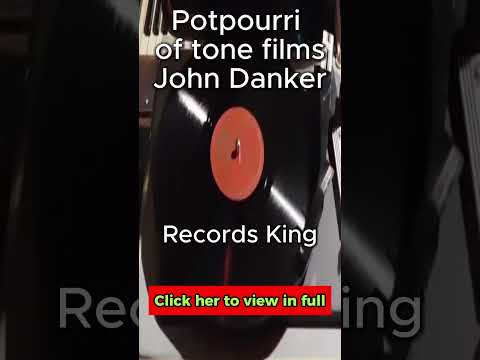 #RecordsKing_13898 Potpourri of tone films John Danker Recorded 1950 USSR Aprelevskii Zavod  #78rpm
