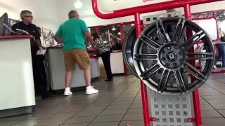 Old man gets crazy at America&#39;s Tire