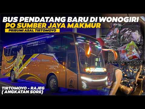JETBUS 5 SINGLE GLASS || NEW BUS WONOGIRI - JAKARTA‼️😍 Trip Po Sumber Jaya Makmur SJM 02