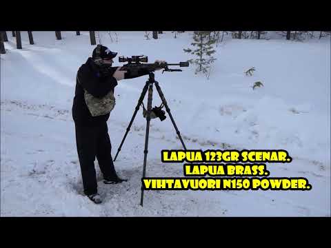 Shooting tripod, standing position. Sirui+ColeTac+KRG Whiskey+Tikka CTR+ZCO 420+Lapua ammo.