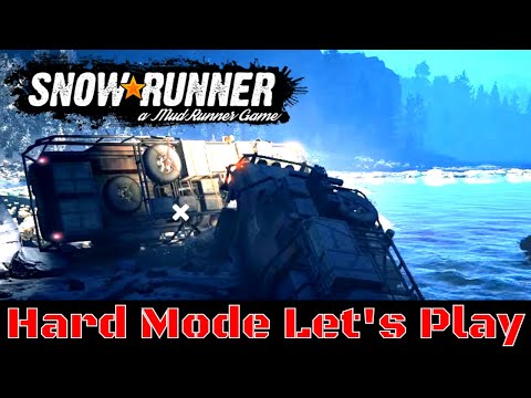 Snowrunner Hard Mode Let's Play | Side Tracked!  | Episode 40