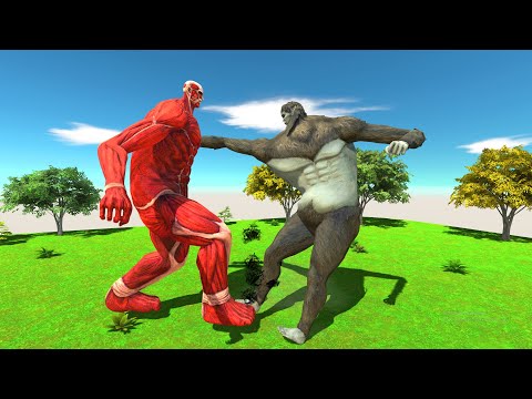 Colossal Titan vs Titan Beast - Animal Revolt Battle Simulator