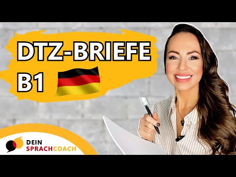DTZ |  telc B1 Briefe schreiben (Deutsch lernen | Deutschprüfung | A2 | B1)