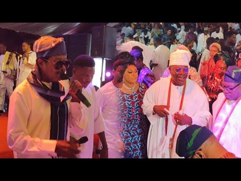 KING SUNNY ADE IN FULL ACTION AT OBA OGUNSANYA ILARA-EPE 5TH YEAR CORONATION ANNIVERSARY 