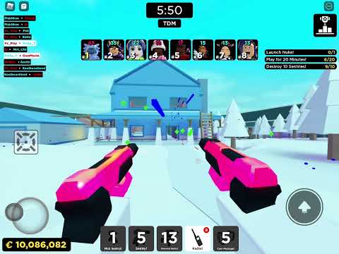 Playing with Not_Liink  (Roblox BIG Paintball)