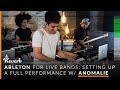 Ableton For Live Bands Setting Up A Full Performance With Anomalie Reverb