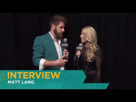 Matt Lang at the 2019 CCMAs