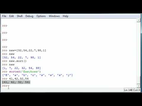 Bobprep Python Programming Tutorial 16 Sort And Tuples
