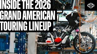 The 2026 Harley-Davidson Grand American Touring Lineup